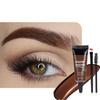 Mascara per Sopracciglia Waterproof a Lunga Durata a Prova di Sbavature Tinta per Sopracciglia con Pennello per Sopracciglia