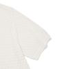 FALLETT Curly Collar Knit Ivory