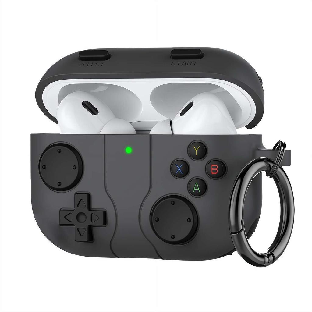 2026 Earphone Case for AirPods Pro 3/4 Retro Handheld Game Console Design Soft Silicone Protector Case Cover For Apple Airpods 4