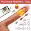 App Remote Control Telescopic Rotation Vibrating Realistic Dildos for Woman Heating Silicone Gspot Big Penis Female Masturbation