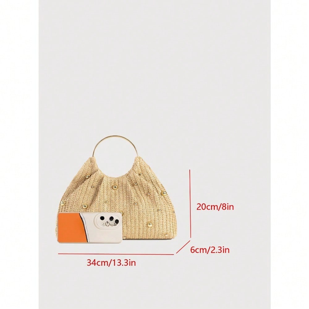 Straw Bags Women's Handbags Fashion Women's Bags Go Out with Handbags