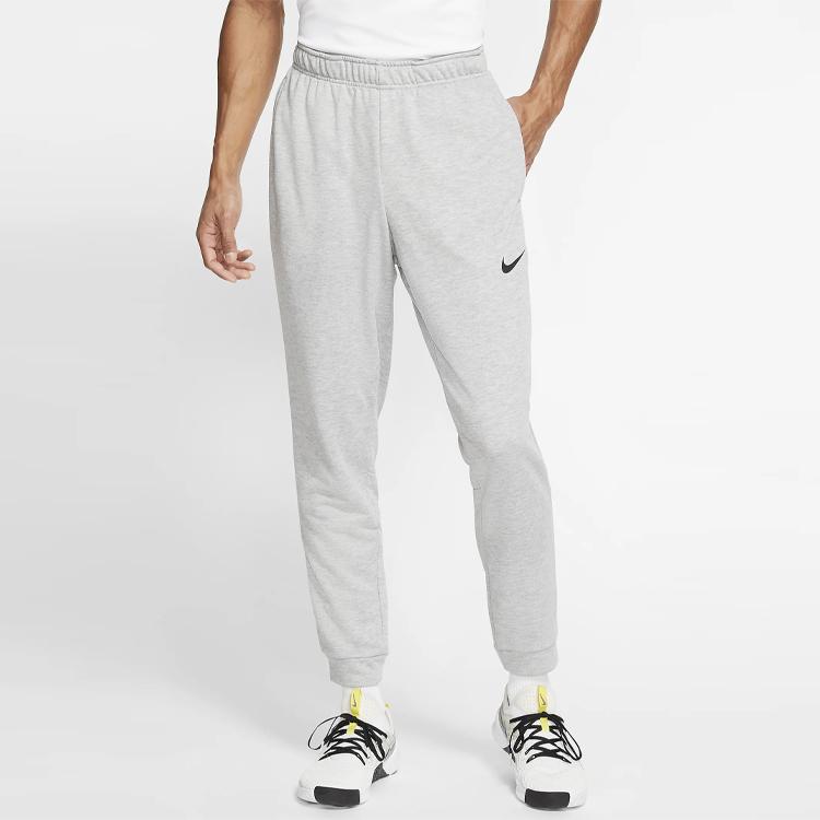 Nike Logo Jogger Sweatpants Men Bottoms Gray White CJ4313-063