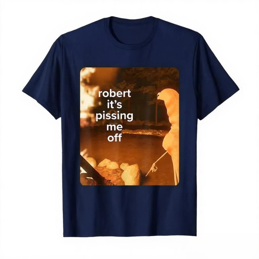 Marcus The Worm Robert Meme Tshirt for Men Women 100 Cotton T Shirts Short Sleeve Tops