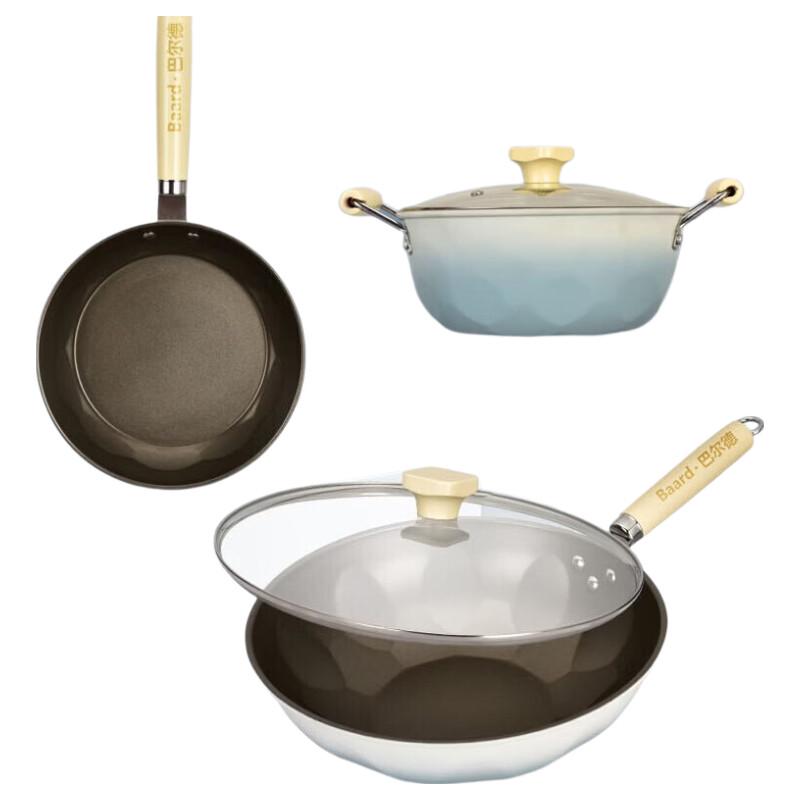 

Balde White Magnolia 3-Piece Cookware Set
