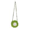 Women Mini Flower Cotton Crochet Crossbody Shoulder Bag Handbag Coin Purse