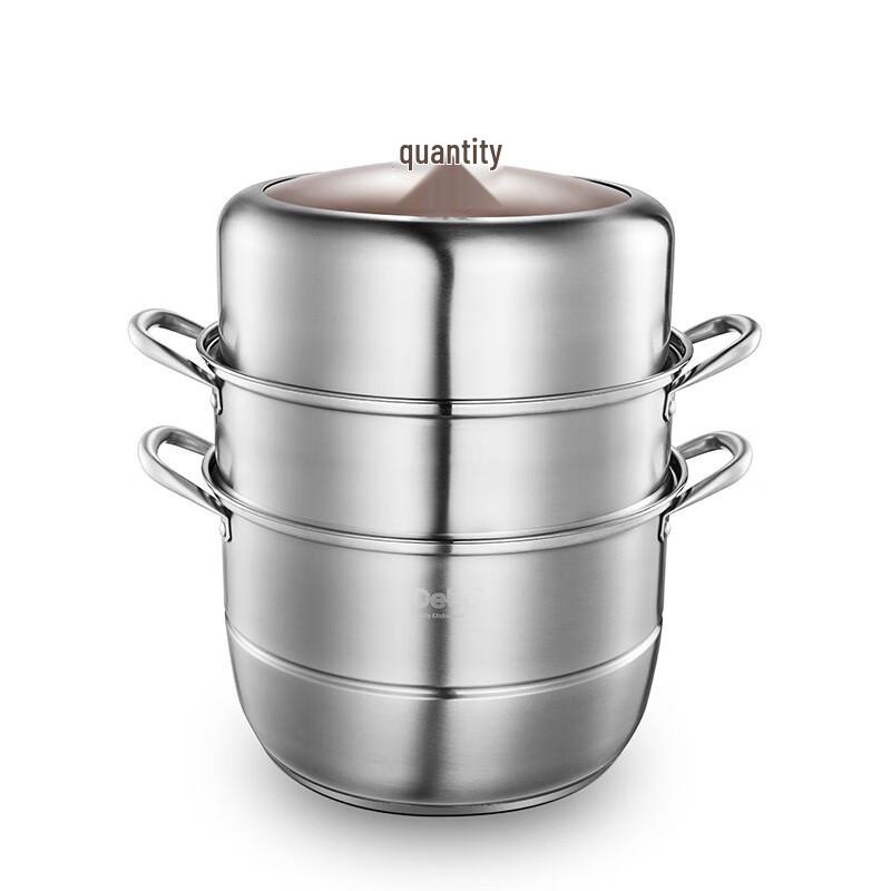 Debo Double-Layer Enamel Steamer