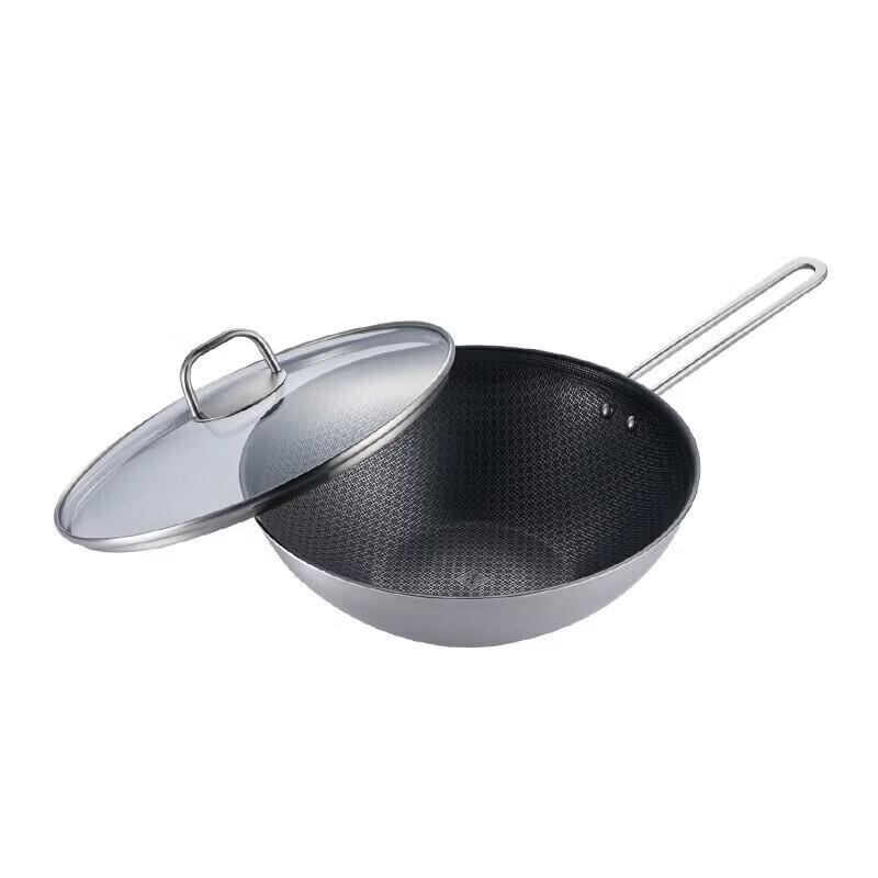 ZWILLING 30cm Honeycomb Stainless Steel Wok