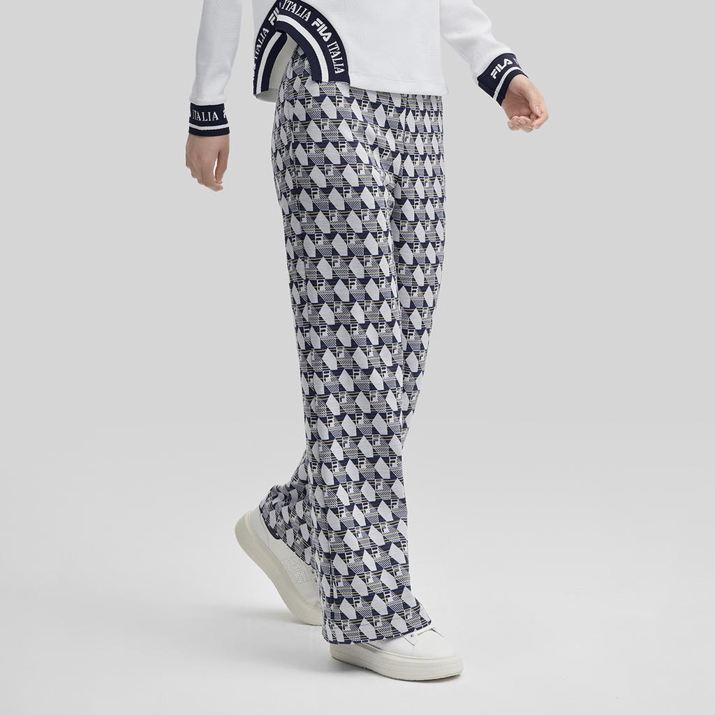 New FILA Casual Pants Women's All Over Print F11W444601FZA