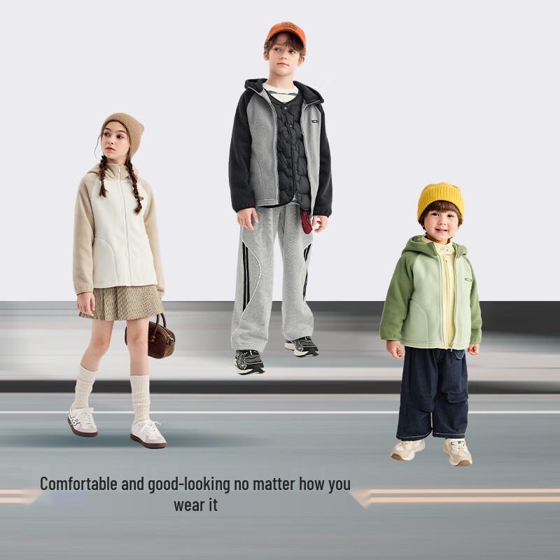 Зимняя флисовая куртка с капюшоном для детей Balabala 120