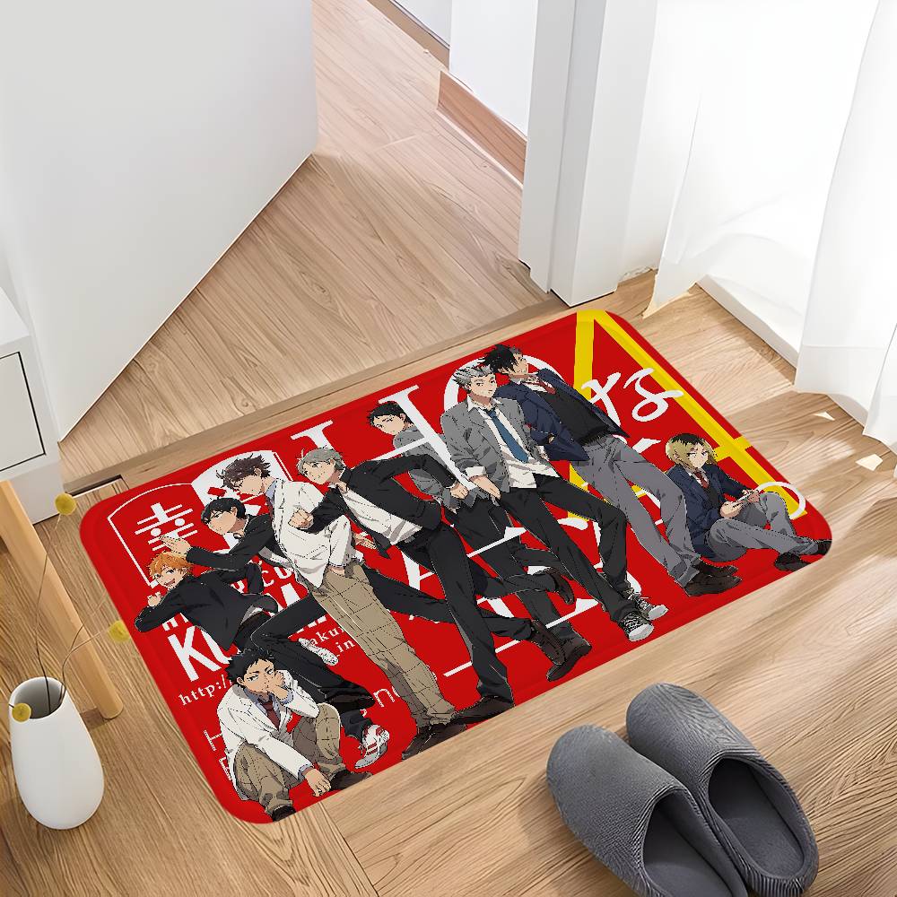 

Anime Haikyuu Door Mat Washable Non-Slip Living Room Sofa Chairs Area Mat Kitchen Doormat Area Rug 40x60cm