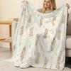 Lightweight Flannel Throw Blanket – Bear Series, Soft Cozy Warm Plush Blanket for Home, Napping, Christmas & Halloween