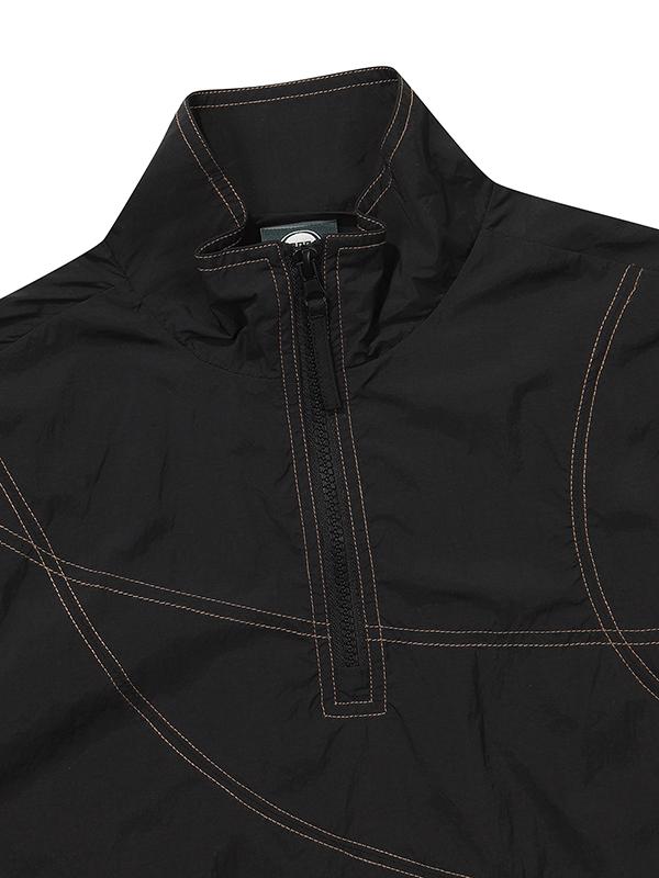 Bbc Earth Earth Stitch Short Sleeve Anorak_Black