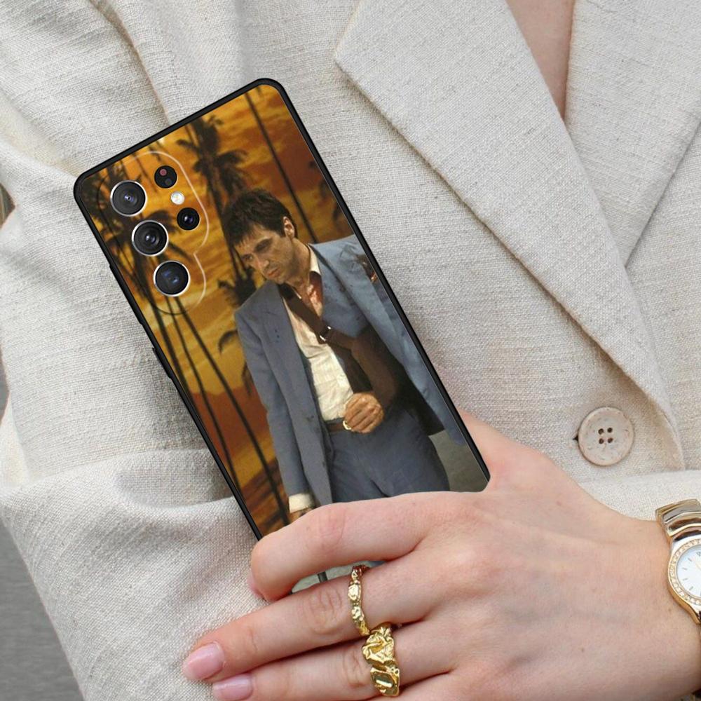 Scarface Tony Montana Cell Phone Case for Samsung Galaxy S26 Ultra S25 S24 S23 S22 S21 S20 Note10 Cover