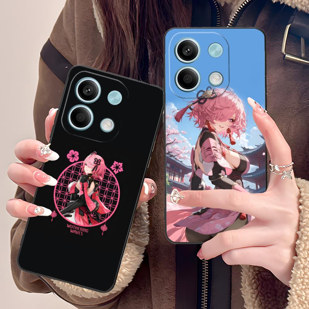 Wuthering Waves Taoqi Mobile Phone Case for POCO M7 M6 M5 M4 M3 X7 X6 X5 X4 X3 Pro GT 5G Colorful Printing Cover Cover Pretty