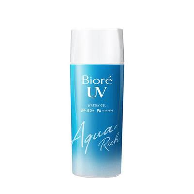 Biore UV Aquarich Crema Solare Essenza Acquosa, 90g, 4 unità