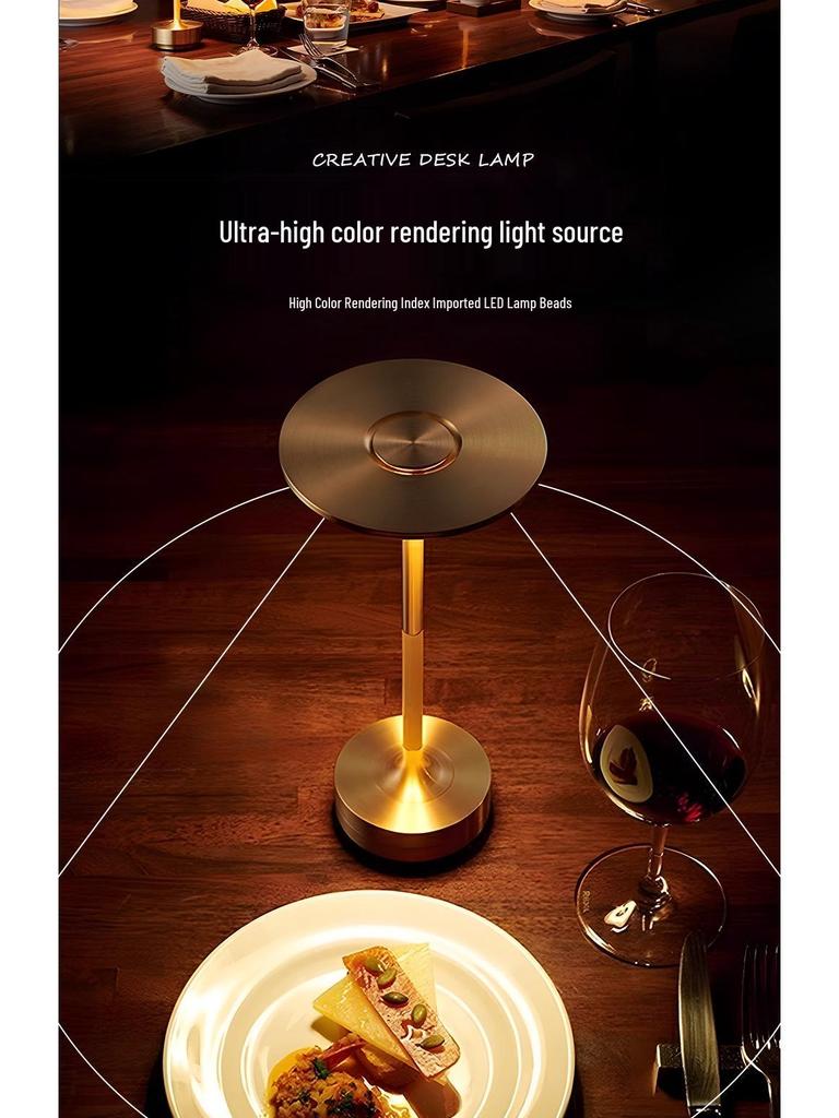 Severské ambientní světlo: Kreativní venkovní stolní lampa pro bar, restauraci, kavárnu, kempování nebo noční použití.