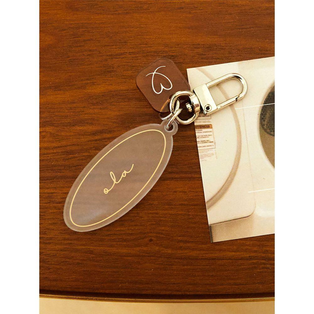 OLA Macaron Acrylic Keychain