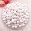 NEUE 6mm 8mm AB Farbe Runde Acryl Perlen Lose Spacer Perlen Für Schmuck Machen DIY Armband