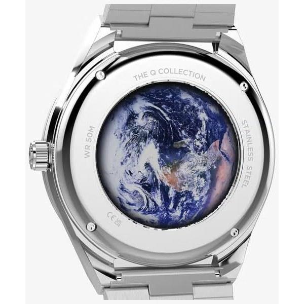 TIMEX Q X NASA Collaboration Wristwatch Quartz Analog Watch 50m Water Resistant Apollo 17 TW2Y56700