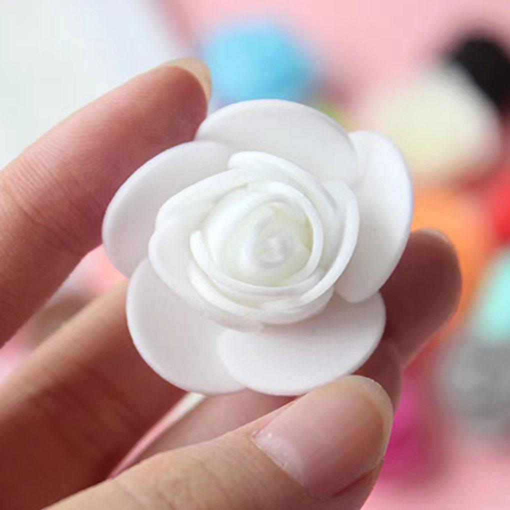 AUklOPVZZ 100piece Eco-friendly Artificial Flowers In Pots - Low Maintenance And Realistic PE Artificial Flowers For Decoration