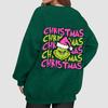 Women's Casual Fashion Long Sleeve Christmas Printed Round Neck Sweatshirt Top