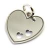 Les Trésors De Lily [M9589] - Silver Pendant 'Love' (rhodium-plated)