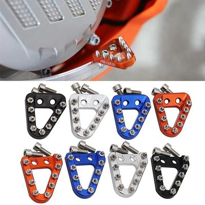 Corrosion Resistant Motorcycle Accessories Universal Rear Brake Pedal Lever Step Plate Tip  Outdoor