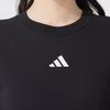 adidas Sports Lifestyle Series Casual Breathable Short Sleeve T-Shirt Women Tops Black JE0237