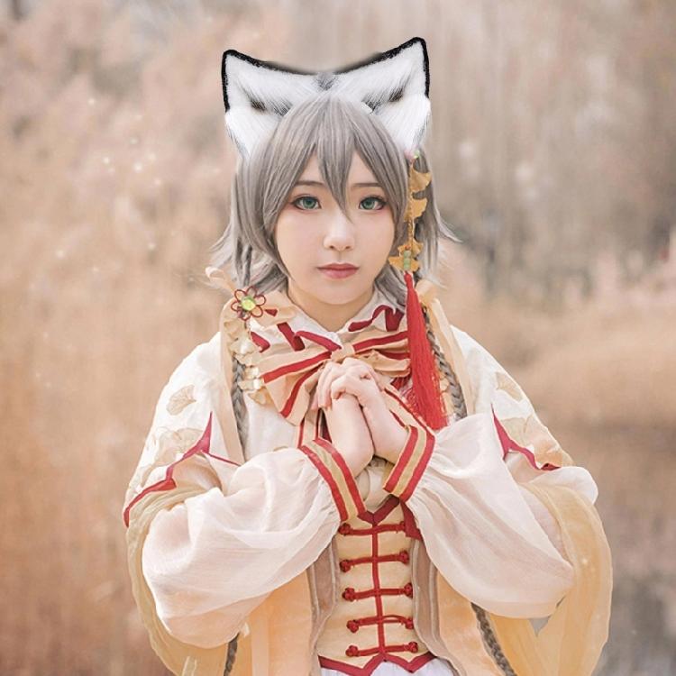 Sweet Cosplay Anime Cat Ears Headband Plush Hair Hoop for Cosplay Enthusiasts