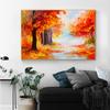 Canvas Oil Painting Art Posters And Prints Colorful Tree Plants Pictures Home Wall Paintings For Living Room Decoration No Frame