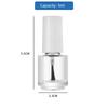 Factory Direct Sales In Stock Nail Polish Bottle Empty Glass Bottle Brush with Lid Nail Polish Sub-Packaging Blush Glue Medicine Bottle Lot