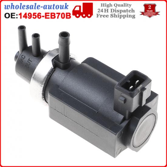 For Nissan Navara D40 2.5 dCi 2005-2018 EGR Turbo Boost Pressure Solenoid Valve