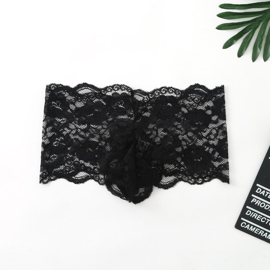 Sexy Underwear Men Lace Underpans Sports Breathable Soft Underwear