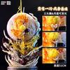 New In Stock Demon Slayer 51Cm Agatsuma Zenitsu Rengoku Kyoujurou Gk Figure Light Up Multi Head Desktop Decoration Surprise Gift