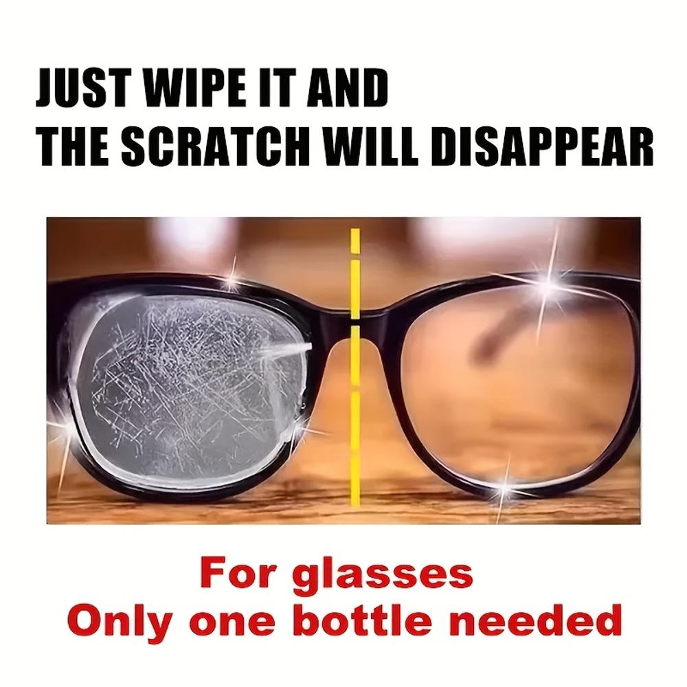 Glasses Scratch Repair Cream - Glass Lens Scratch Repair Polishing Cream, Metal Frame Repair Wax, Anti-Scratch Care for Eyeglass