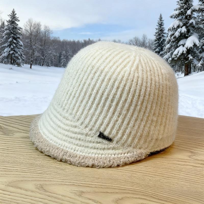 Осенне-зимняя атмосфера путешествий Универсальная Повседневная Вязаная панама Женская версия Ретро Литературная Теплая панама