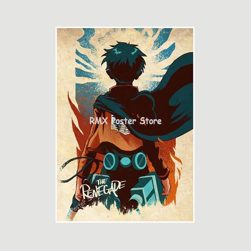 One Punch Man JoJo's Bizarre Adventure Art Painting Pictures for Bar Cafe Home Decor White Paper Room Decoration Anime Posters
