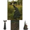 Stylish Modern Witch Garden Decor Figurine Crafted From Premium Resin Materials
