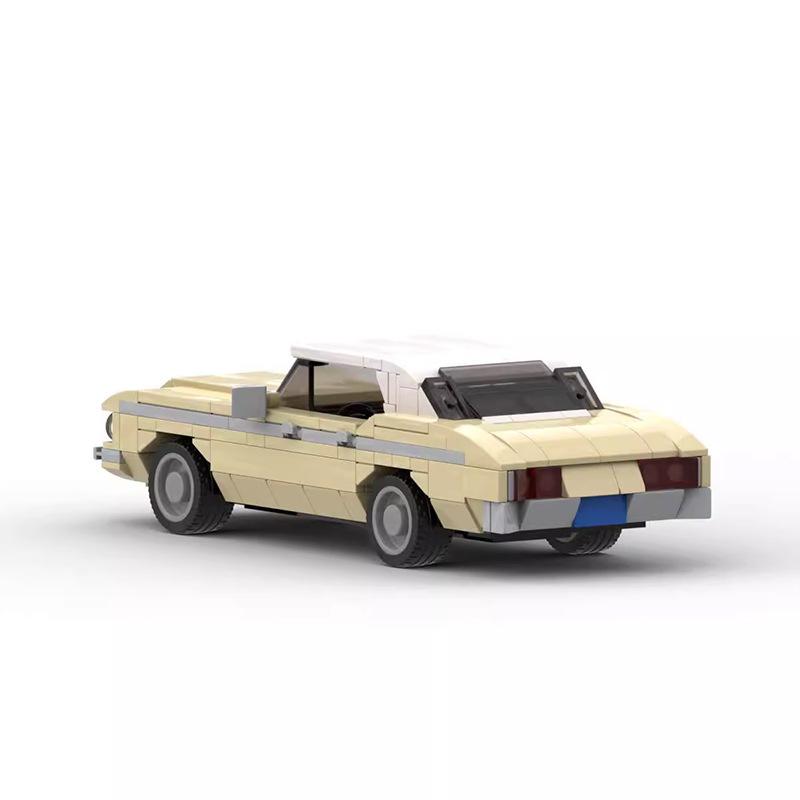 Building Block Car Compatible With Building Blocks MOC-87354 1973 Assembled Model Boy
