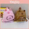 Cute Plush Capybara Backpack With Durable Nylon Fabric For Everyday Girls