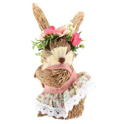 Rohrkolben Umweltfreundlich Leuchtende Farben Lebensecht Langlebig Osterhasenfigur