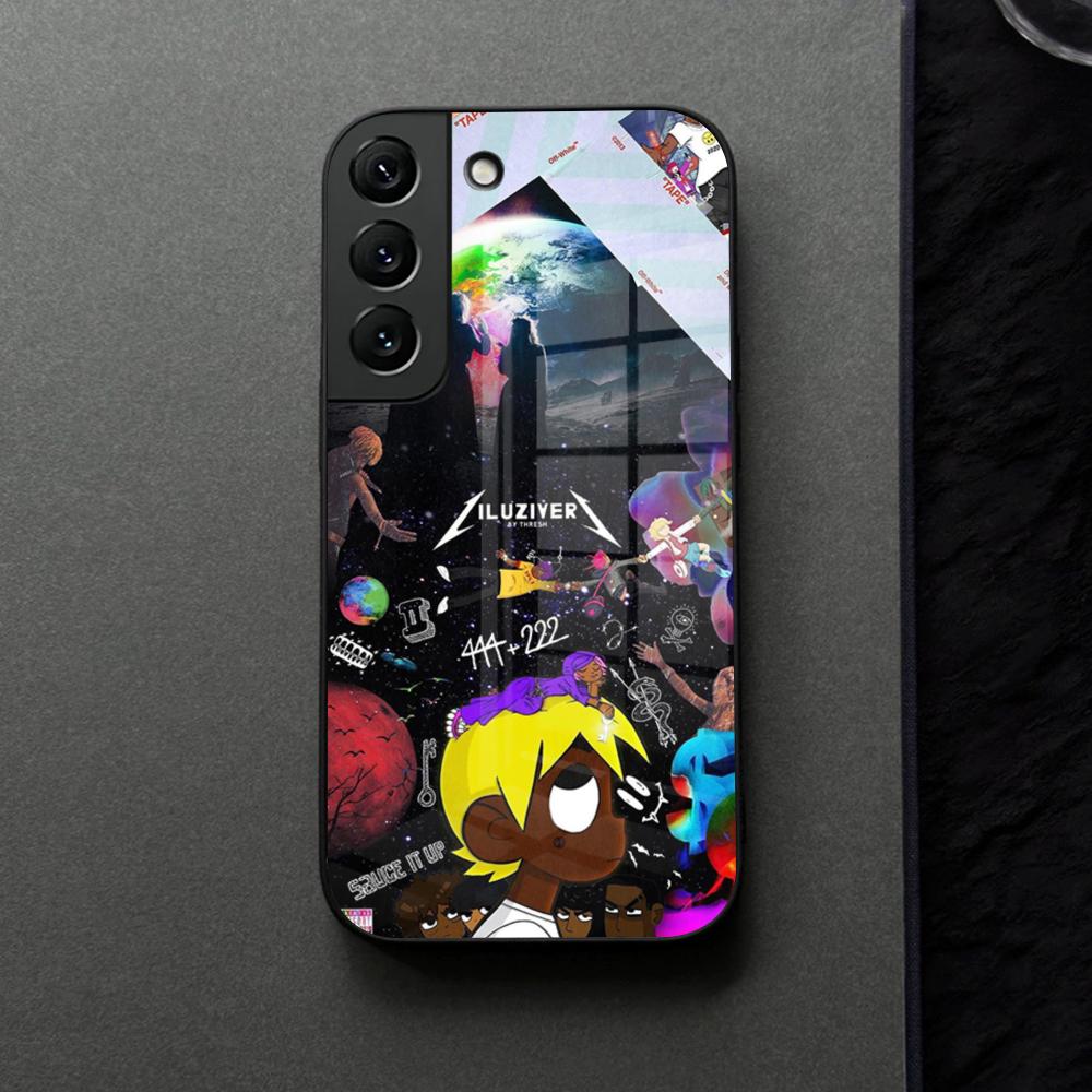 Lil Uzi Vert Phone Case Glass For Samsung Galaxy S21 S25 S22 S20 S24 S23 Ultra Fe Plus A16 A34 A54 A24 Coque