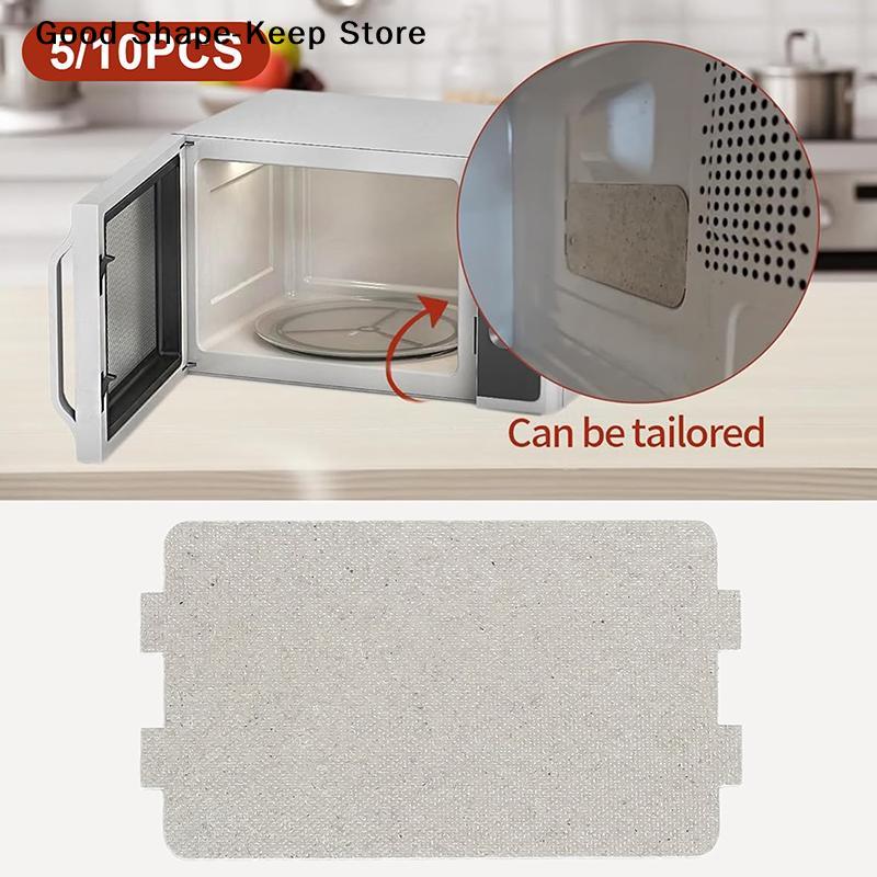 Daily5 or 10Pcs Microwave Oven Mica Sheet Universal Cuttable Waveguide Cover Plate Home Appliance Repair Replacement DIY Parts