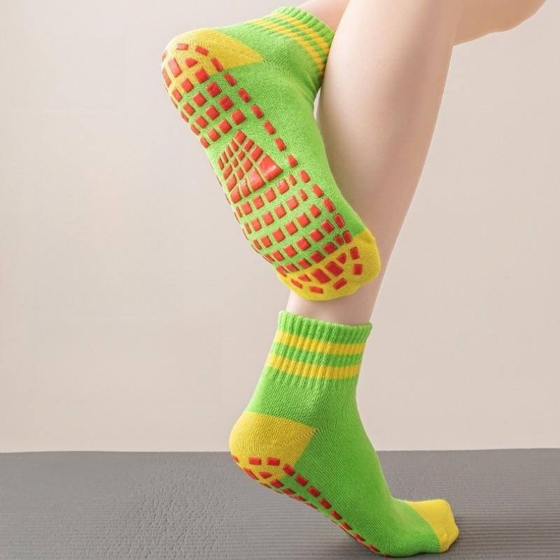 Summer Thin Style Women's Anti Slip Breathable Yoga Socks Indoor Sports Dance Yoga Pilates Socks