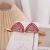 Lovely Cute Shiny Woman Cat Ears Hair Clips Crystal Barrettes Duckbill Clip Hair Accessories