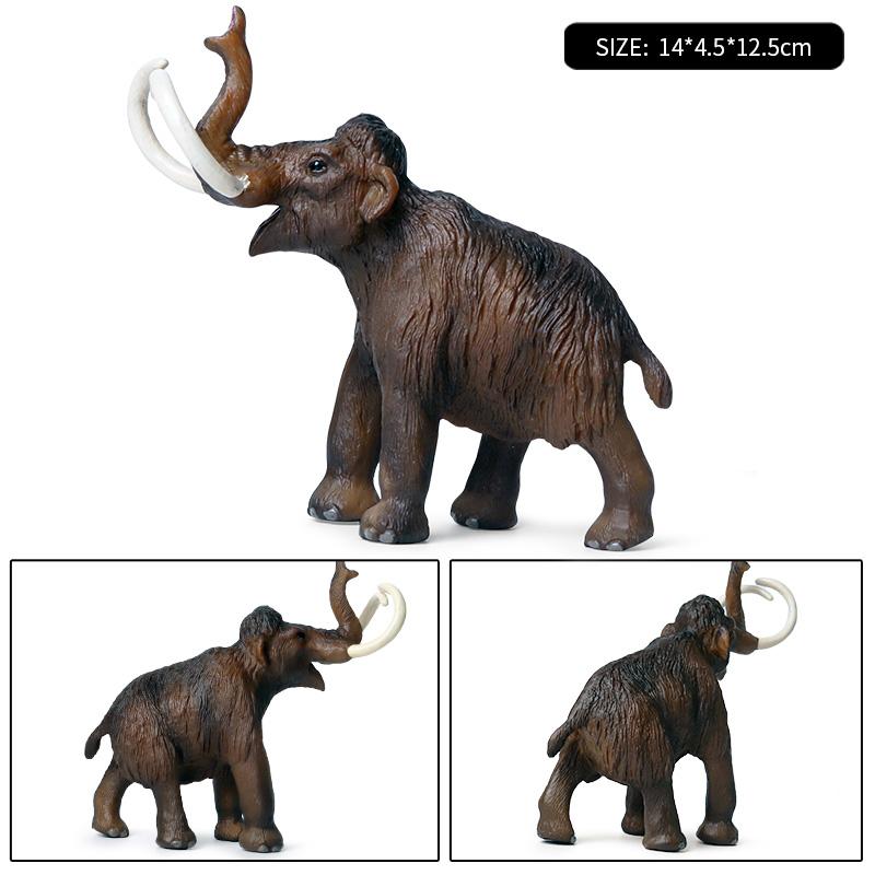 Oenux African Wild Animals Elephant Model Simulation Big Mammoth Action Figures Figurine PVC Educational Toy For Kids Gift