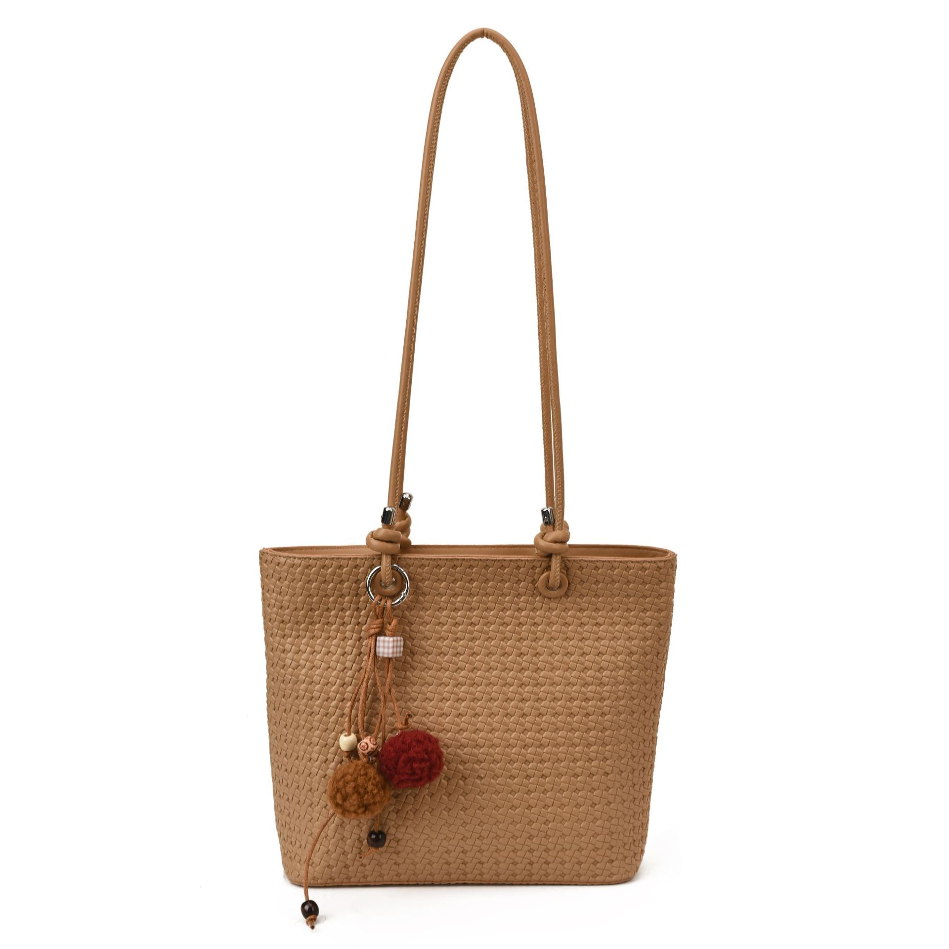 

Korean version handbag large-capacity tote bag women s 2025 autumn and winter new high-end textured underarm bag versatile shoulder bag no pendant хаки