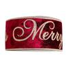 Red Velvet Ribbon Bow for Christmas Gift Box & Tree Decoration