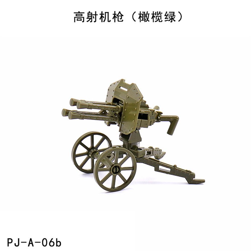 Zweiter Weltkrieg WW2 Armee Militär Soldaten Motorrad Raketenwerfer Kanone Figuren Bausteine Steine Kinderspielzeug