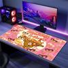 Cute Rilakkuma Breakfast Custom Name Large Size Mouse Pad Gaming Table Cushion Nonslip Laptop Tablet Big XXL Mat Mini PC Playmat With Lock edge
